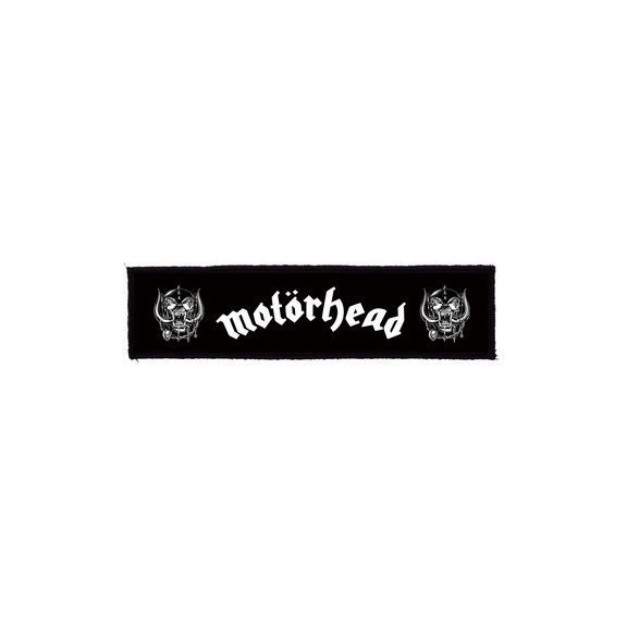 MOTORHEAD: Logo Superstrip (22 cm x 5 cm) (felvarró) MOTORHEAD: Logo Superstrip (22 cm x 5 cm) (felvarró)