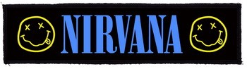 NIRVANA: Logo Superstrip (22 cm x 5 cm) (felvarró)
