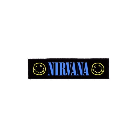 NIRVANA: Logo Superstrip (22 cm x 5 cm) (felvarró) NIRVANA: Logo Superstrip (22 cm x 5 cm) (felvarró)