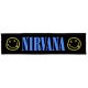 NIRVANA: Logo Superstrip (22 cm x 5 cm) (felvarró)