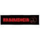 RAMMSTEIN: Logo Superstrip (22 cm x 5 cm) (felvarró)