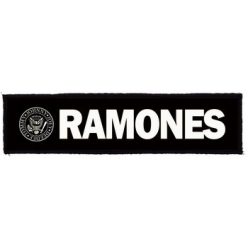 RAMONES: Logo Superstrip (22 cm x 5 cm) (felvarró)