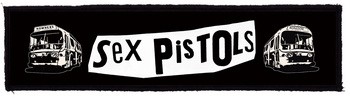 SEX PISTOLS: Buses Superstrip (22 cm x 5 cm) (felvarró)