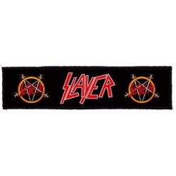 SLAYER: Logo Superstrip (22 cm x 5 cm) (felvarró)