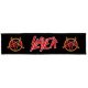 SLAYER: Logo Superstrip (22 cm x 5 cm) (felvarró)