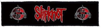 SLIPKNOT: Logo Superstrip (22 cm x 5 cm) (felvarró)