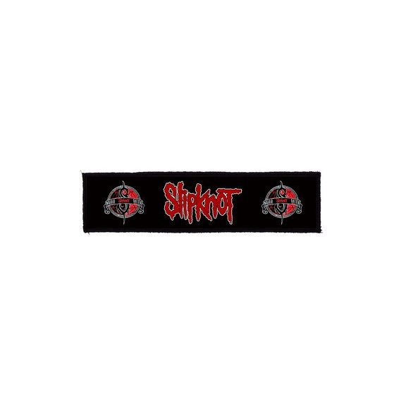 SLIPKNOT: Logo Superstrip (22 cm x 5 cm) (felvarró) SLIPKNOT: Logo Superstrip (22 cm x 5 cm) (felvarró)