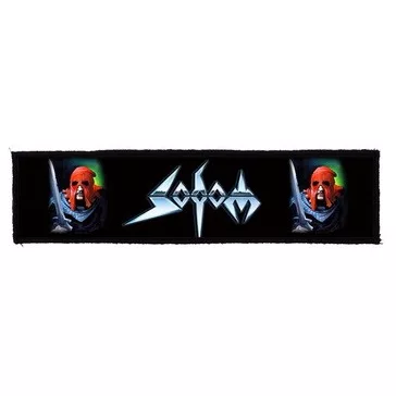 SODOM: Logo Superstrip (22 cm x 5 cm) (felvarró)