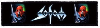 SODOM: Logo Superstrip (22 cm x 5 cm) (felvarró)
