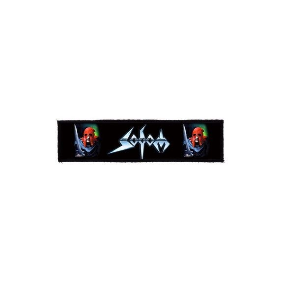 SODOM: Logo Superstrip (22 cm x 5 cm) (felvarró) SODOM: Logo Superstrip (22 cm x 5 cm) (felvarró)