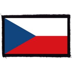 CSEH ZÁSZLÓ (9,5 cm x 6 cm) (felvarró)