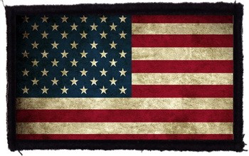 USA ZÁSZLÓ (9,5 cm x 6 cm) (felvarró)