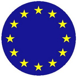 EU zászló (jelvény, 2,5 cm)
