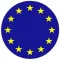 EU zászló (jelvény, 2,5 cm)