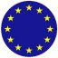 EU zászló (jelvény, 2,5 cm)