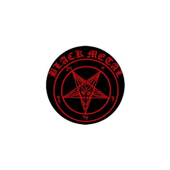 BLACK METAL (jelvény, 2,5 cm) BLACK METAL (jelvény, 2,5 cm)