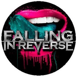 FALLING IN REVERSE: Tongue (jelvény, 2,5 cm)