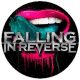 FALLING IN REVERSE: Tongue (jelvény, 2,5 cm)