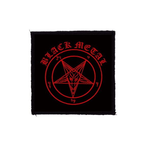 BLACK METAL (9,5 cm x 9,5 cm) (felvarró) BLACK METAL (9,5 cm x 9,5 cm) (felvarró)