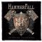 HAMMERFALL: Steel Meets (9,5 cm x 9,5 cm) (felvarró)