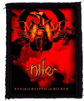 NILE: Annihilation (7,5 cm x 9,5 cm) (felvarró)