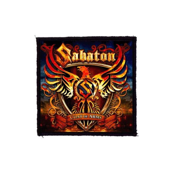 SABATON: Coat Of Arms (9,5 cm x 9,5 cm) (felvarró) SABATON: Coat Of Arms (9,5 cm x 9,5 cm) (felvarró)