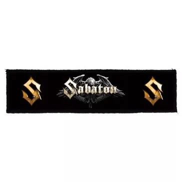 SABATON: Logo Superstrip (22 cm x 5 cm) (felvarró)