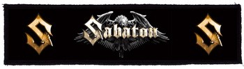 SABATON: Logo Superstrip (22 cm x 5 cm) (felvarró)