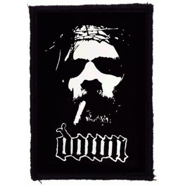 DOWN: Face (6 cm x 9,5 cm) (felvarró)