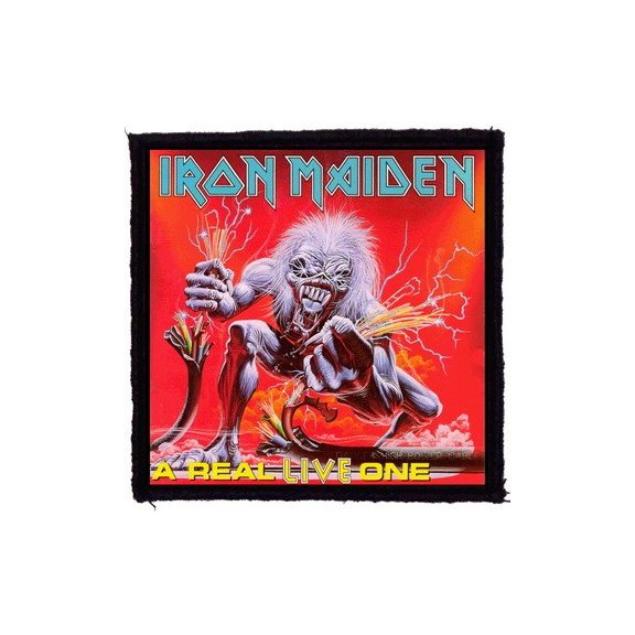 IRON MAIDEN: A Real Live (9,5 cm x 9,5 cm) (felvarró) IRON MAIDEN: A Real Live (9,5 cm x 9,5 cm) (felvarró)
