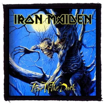IRON MAIDEN: Fear Of The Dark (9,5 cm x 9,5 cm) (felvarró)