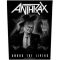 ANTHRAX: Among The Living (hátfelvarró / backpatch)