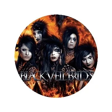 BLACK VEIL BRIDES: Set The World On Fire (jelvény, 2,5 cm)