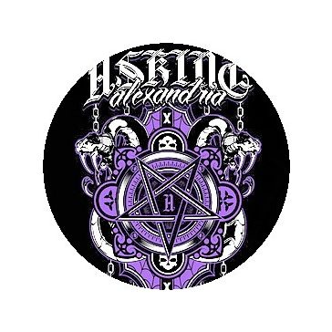 ASKING ALEXANDRIA: Pentagram (jelvény, 2,5 cm)