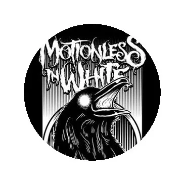 MOTIONLESS IN WHITE: Raven (jelvény, 2,5 cm)