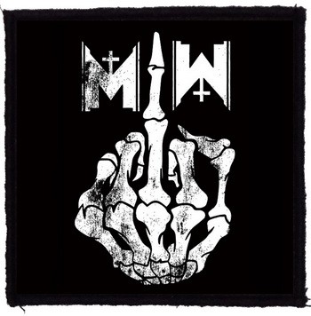 MOTIONLESS IN WHITE: Fingers (9,5 cm x 9,5 cm) (felvarró)