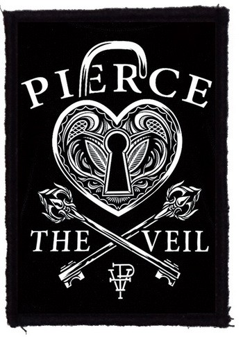 PIERCE THE VEIL: Lockheart (7,5 cm x 9,5 cm) (felvarró)