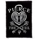 PIERCE THE VEIL: Lockheart (7,5 cm x 9,5 cm) (felvarró)