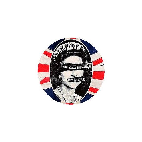 SEX PISTOLS: God Save The Queen (jelvény, 2,5 cm) SEX PISTOLS: God Save The Queen (jelvény, 2,5 cm)