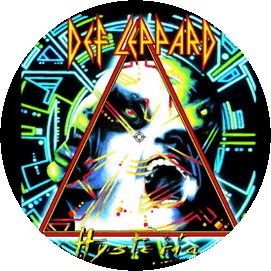 DEF LEPPARD: Hysteria (jelvény, 2,5 cm)