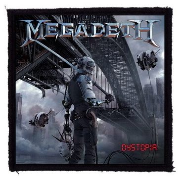 MEGADETH: Dystopia (9,5 cm x 9,5 cm) (felvarró)