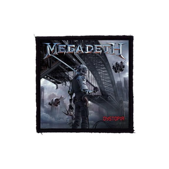 MEGADETH: Dystopia (9,5 cm x 9,5 cm) (felvarró) MEGADETH: Dystopia (9,5 cm x 9,5 cm) (felvarró)