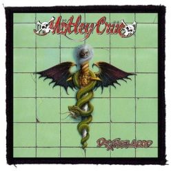 MÖTLEY CRÜE: Dr. Feelgood (9,5 cm x 9,5 cm) (felvarró)