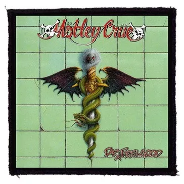 MÖTLEY CRÜE: Dr. Feelgood (9,5 cm x 9,5 cm) (felvarró)