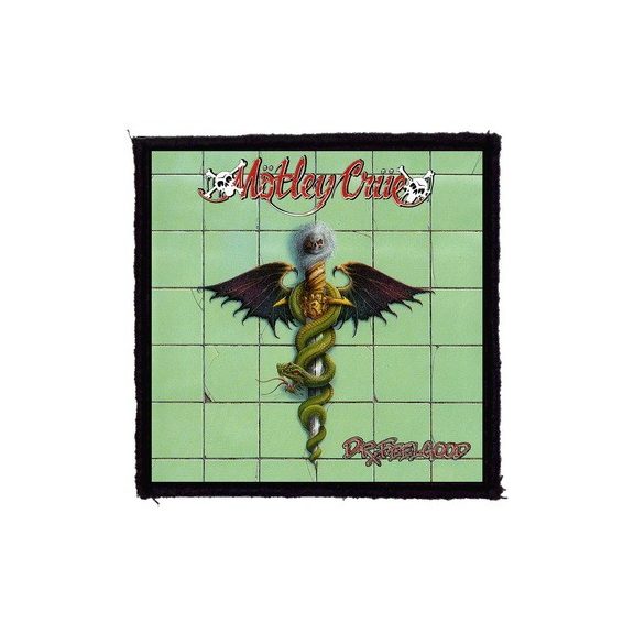 MÖTLEY CRÜE: Dr. Feelgood (9,5 cm x 9,5 cm) (felvarró) MÖTLEY CRÜE: Dr. Feelgood (9,5 cm x 9,5 cm) (felvarró)