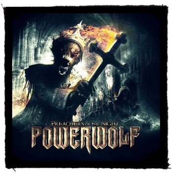 POWERWOLF: Preachers (9,5 cm x 9,5 cm) (felvarró)