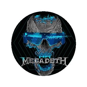 MEGADETH: Dystopia (jelvény, 2,5 cm)