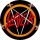 SLAYER: Logo Pentagram (jelvény, 2,5 cm)