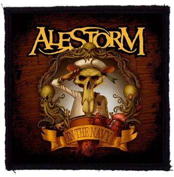 ALESTORM: In The Navy (9,5 cm x 9,5 cm) (felvarró)