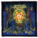 ANTHRAX: For All Kings (9,5 cm x 9,5 cm) (felvarró)